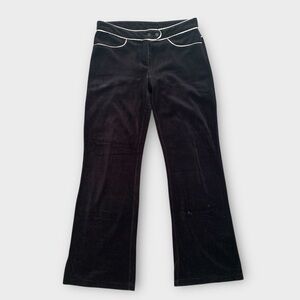 Vintage 90s Y2K Ub Velvet Flare Leg Pants